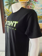Monster Energy Mutant Super Soda Mens Green Black Logo T-Shirt Size Medium M SS