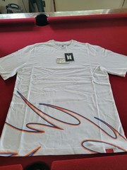 HYBE SUGA Agust D Tour D-DAY Oversized Logo Graphic Tee White Men’s S
