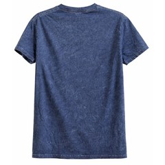 Nirvana In Utero Angel Graphic Tee Blue Mineral Wash Cotton Band T-Shirt Small