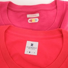 R. Newbold 2pc Set T-shirt & Shorts Print M Red Pink Sportswear