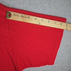 Vtg AND1 Fundamentals T Shirt Mens L Red Made In USA Basketball