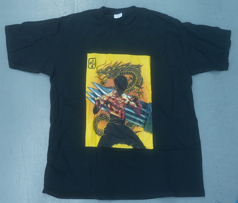 BRUCE LEE ENTER THE DRAGON HAN’S CLAW T-SHIRT BLACK SIZE XL