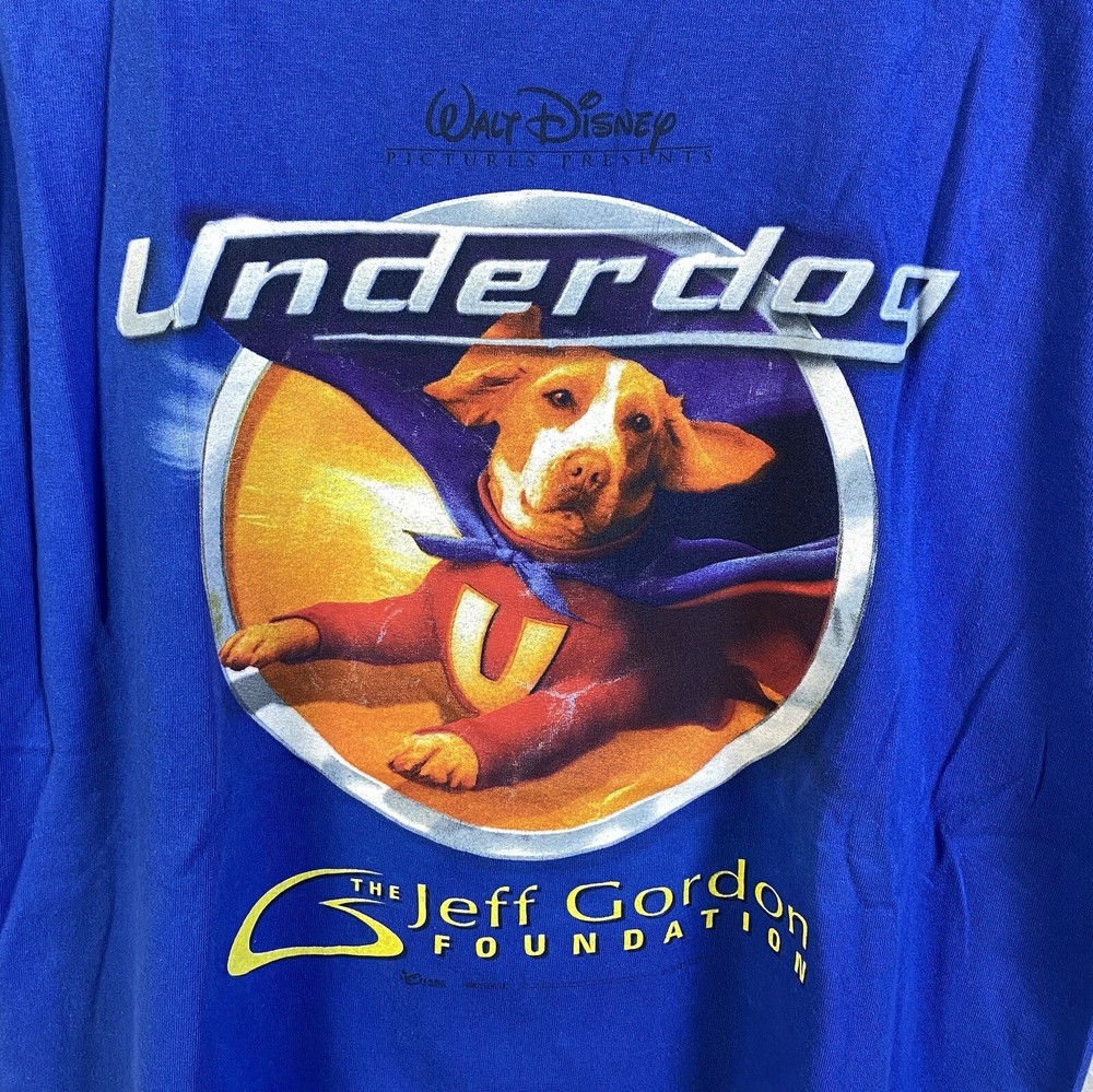 Vintage 2007 Underdog Disney Movie T Shirt L