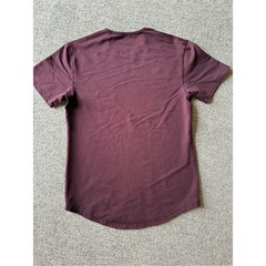 Bylt Drop Cut Lux Tee Mens Maroon Polkadot Size Medium