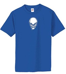 NW MEN’S PRINTED SKULL GLOW IN THE DARK FUNNY HIPSTER GRAPHIC COTTON T-SHIRT