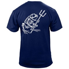 Official US Navy Bone Frog LLTB Tri-Blend Shirt – Navy Special Forces Honor Tee