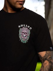 Sullen Men’s Skull Bunny 26 Short Sleeve Premium Graphic T-shirt Tattoo Easter