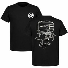 Mercury F1 Outboard T-Shirt, Boat Engine Shirt, Mercury Marine Racing Tee, Outbo