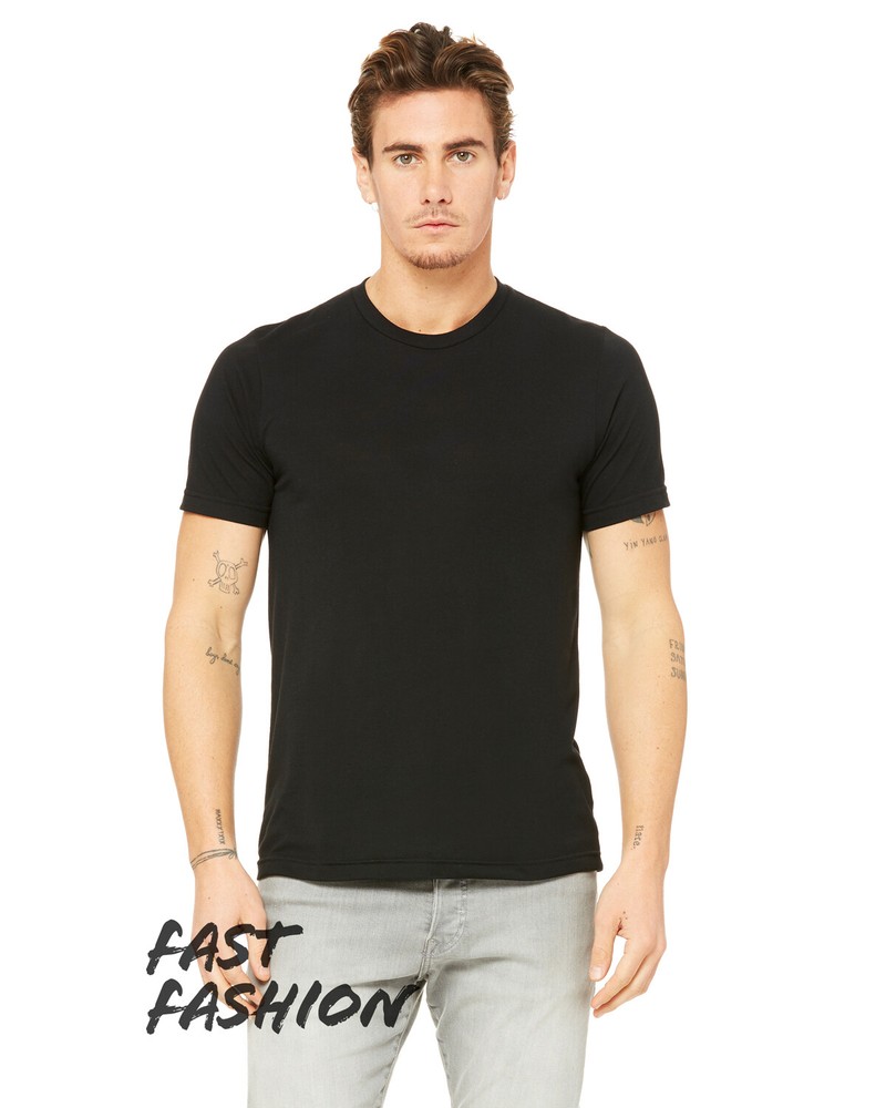 Bella + Canvas Fast Fashion Unisex Viscose Fashion T-Shirt 3880C T Shirt XS-2XL
