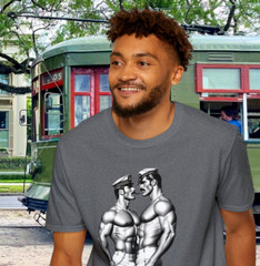 Gay Tees LGBT Pride Tom Of Finland Beefcake Hunk Southern Decadence Equality Tee