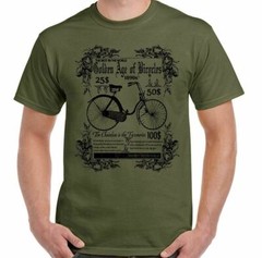 THE Golden Age Of Bicycles Mens Funny Cycling T-Shirt Bike Cycle MTB Road Racer