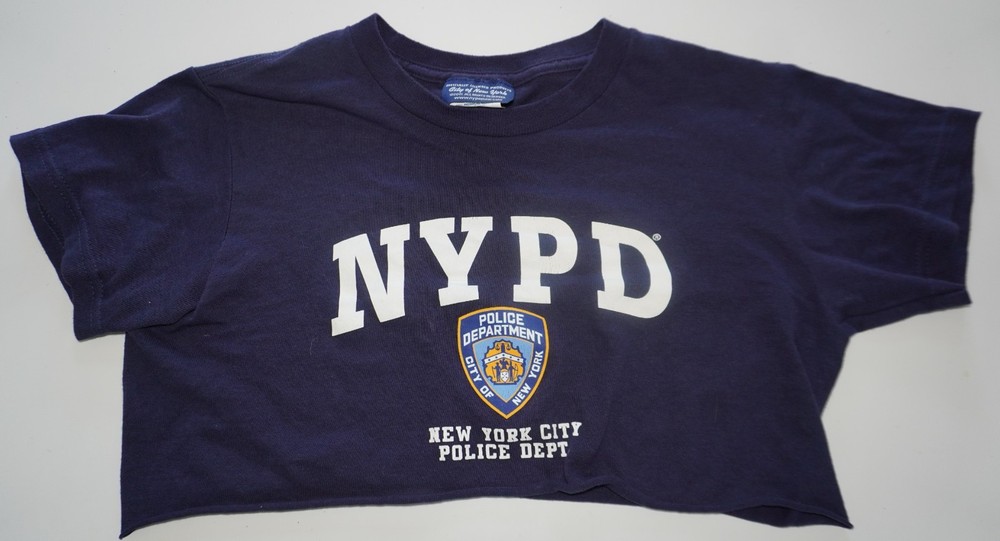 MEN’S NYPD CROPPED SHIRT SIZE S