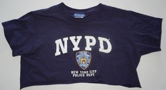 MEN’S NYPD CROPPED SHIRT SIZE S