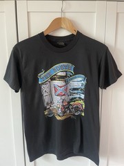 Vintage 1991 Harley Davidson 3D Emblem T-Shirt M Black