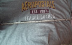 Aeropostale Men’s Gray Tee w/ 1987 League Champs Print Size XL