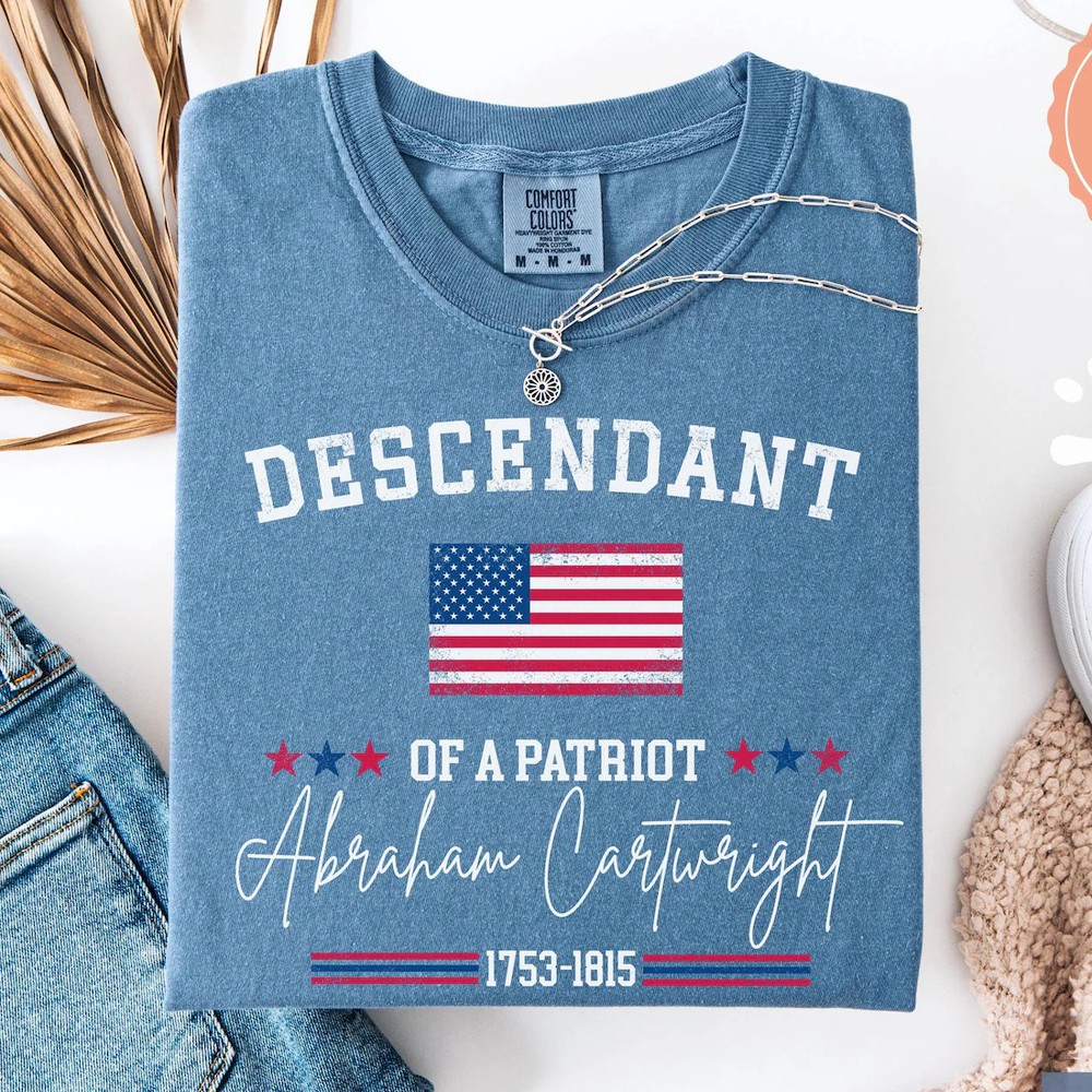 Custom Descendant of a Patriot Shirt, © Patriotic DAR SAR