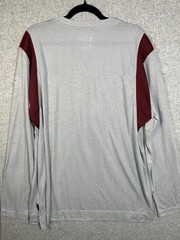 Nike NFL On Field Dri-Fit Long Sleeve Shirt Mens XL Gray Washington Lightweight