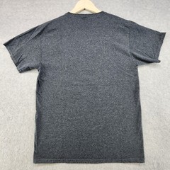 MV Sport T-Shirt Men’s M Gray Solid Cotton Logo Crew-Neck Short Sleeves Pullover