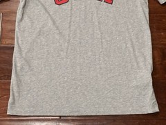 Nike USA Olympic Team Gray Red Mens Women’s Small Heritage Crest Logo T Shirt
