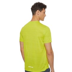 Nike Miler Yellow Dri-Fit Tee Shirt short sleeve graphic logo men’s XL