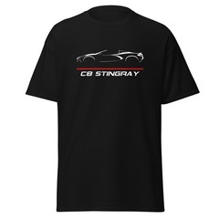 C8 Stingray Corvette Mid Engine LT2 Street Fighter Graphic Tee T-Shirt Gift