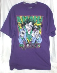 JOKER BATMAN DC COMICS VILLAIN T SHIRT EXTRA LARGE NEW PURPLE