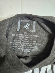 Brooklyn Mint Biggie Smalls Coogi Sweater Graphic Gray T-Shirt Men’s XXL NWOT