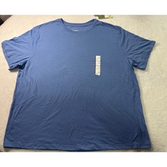 Goodfellow & Co Mens Everyday Wear Standard Fit Crew Neck T Shirt Blue XXL