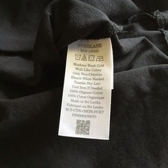 Everlane Uniform T Shirt Mens XL Pocket Short Sleeve Black 100% Organic Cotton
