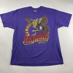 Vintage 90’s Hawaii Cock Fighting Club Rooster T-Shirt Men Size XL-L Collection