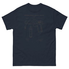 COLT 1911 PISTOL PATENT, 45 cal GUN Unisex Classic T-Shirt