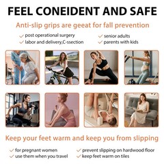 Grip Socks for Women Men- Non Slip Grippy Sticky Anti Skid Slipper Sock for …