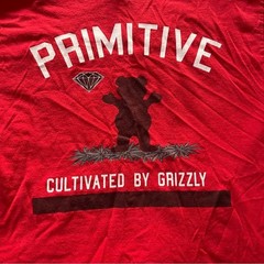 Diamond Supply Co X Primitive Grizzly Red Short Sleeve Tee L
