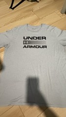 Under Armour Men’s Gray Graphic Logo Crew Neck Short Sleeve T-Shirt XXL Regular