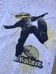 Shaka Wear Streetwear Essentials Graphic Tee L White Splatter Create Reality