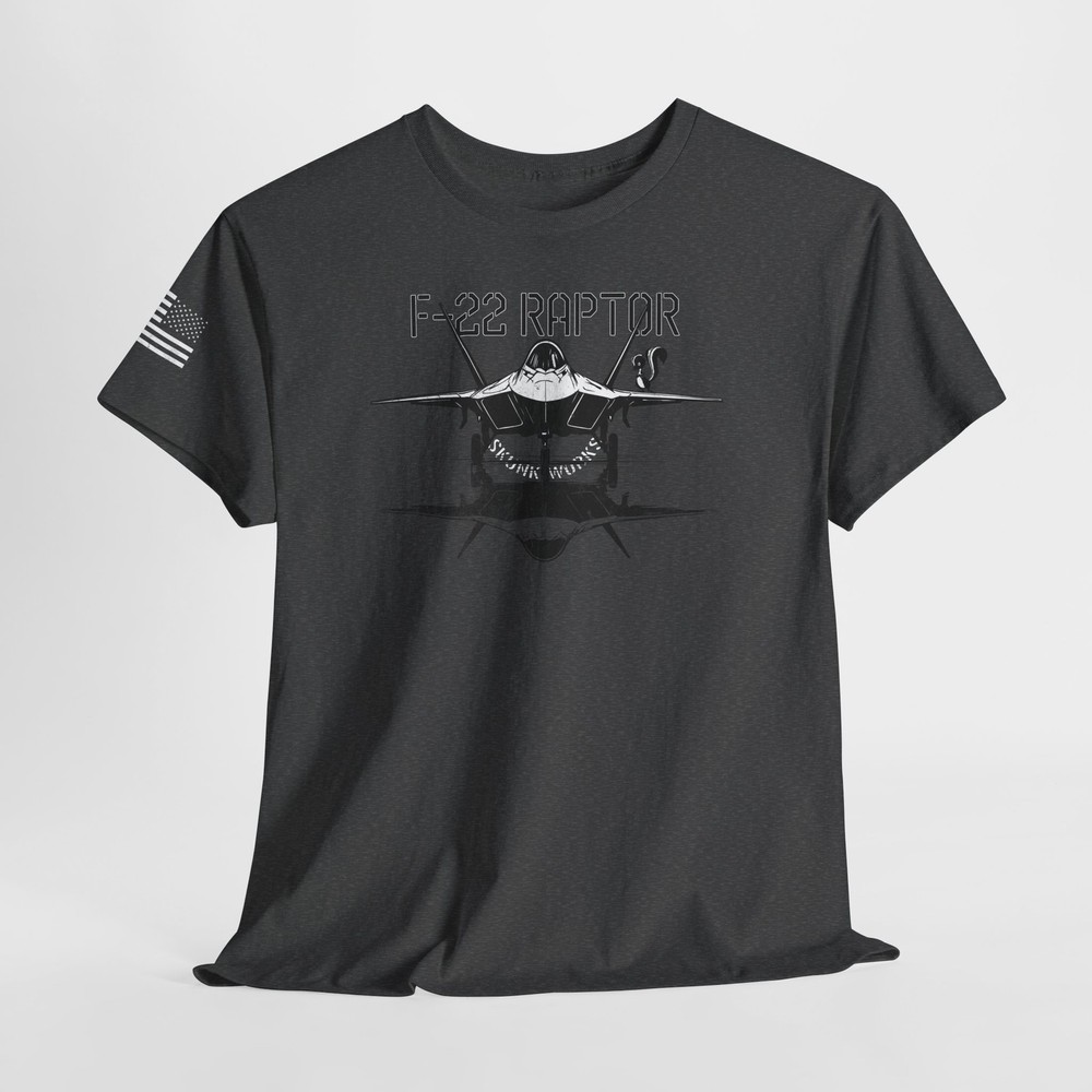 F22 Raptor Fighter Aircraft USA Patriotic Military Lover T-Shirt DTF | 8 Colors