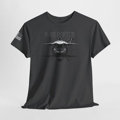 F22 Raptor Fighter Aircraft USA Patriotic Military Lover T-Shirt DTF | 8 Colors