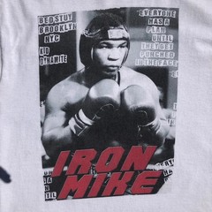 Mike Tyson Iron Mike Kid Dynamite Graphic Boxing White T shirt Unisex NH27536