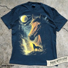 Western Cowboy Horse Comfort Tee