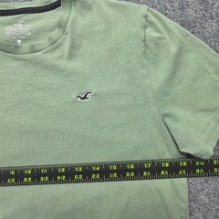 Hollister Must Have Collection Shirt Mens Medium Sage Green Cotton Logo Tee Crew