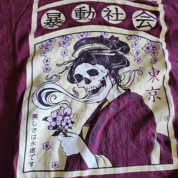 Riot society Geisha Skull A8 Face xl