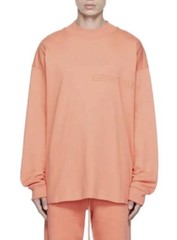 Fear of God Essentials Long Sleeve T Shirt Coral Men’s Size L New NWT Authentic