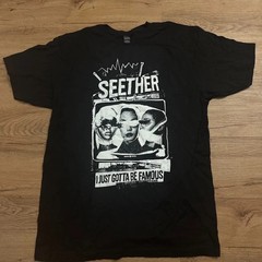 Lot of 3 Seether 2012 Tour Concert Band T-shirt Black Gray Crow Cloud Nwot Sz XL