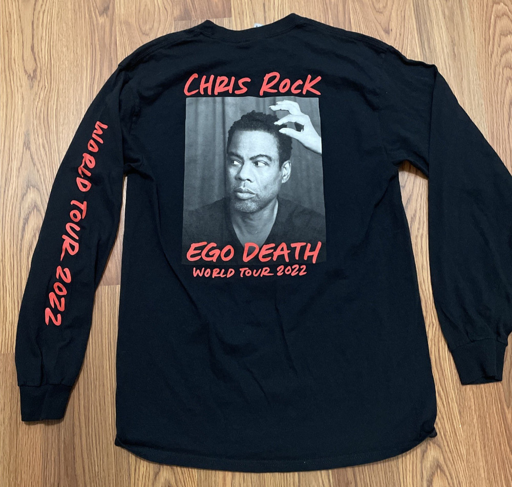Chris Rock Ego Death Tour Shirt Men’s Medium 2022 Long Sleeve Graphic