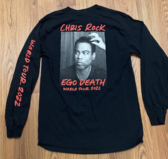 Chris Rock Ego Death Tour Shirt Men’s Medium 2022 Long Sleeve Graphic