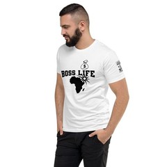 Boss Life African Money, egyptian pharaoh back Short Sleeve T-shirt