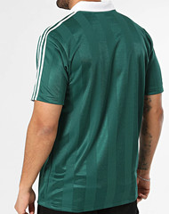 NEW MEN’S ADIDAS ORIGINALS TREFOIL POLY COLLAR TEE SHIRT ~SIZE LARGE #KE358G
