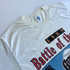 Vintage 1989 Battle of the Bay World Series T Shirt MLB USA Large