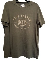 5.11 Tactical Size XL Purpose Crest LOGO V2 Ranger Green NWT Short Sleeve Tee Sh