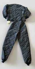 1960s Air Towne Aleutian Thermal Insulated Crewneck Top &Bottom M Full Zip A1